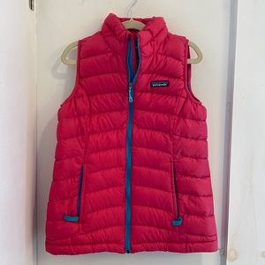 Patagonia puffer vest girls medium